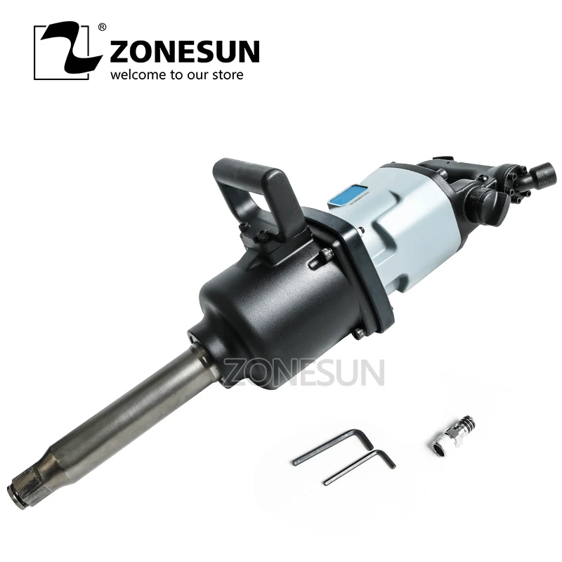 ZONESUN 90 лезвие промышленный пневматический гаечный ключ Pinless Hammer структура 3500N.M