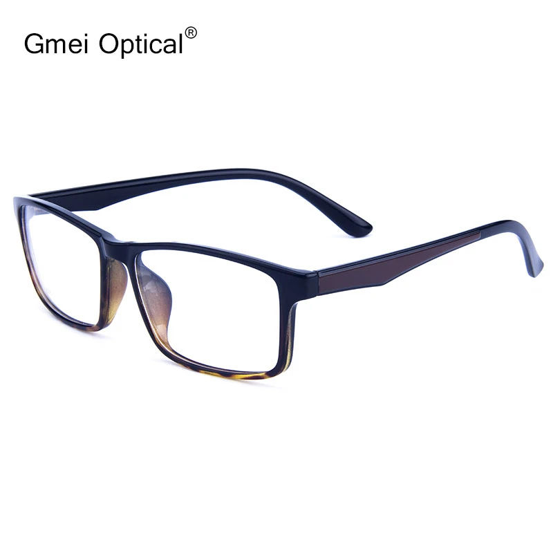 Gmei ottico rettangolare ultraleggero TR90 Business uomo occhiali montatura da vista montature per occhiali da vista donna Full Rim Eyewear G6087