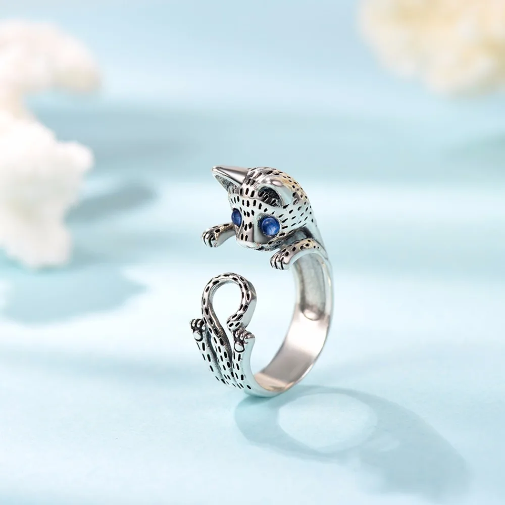 SILVERCUTE твердое кольцо для женщин из стерлингового серебра 925 пробы Изящные