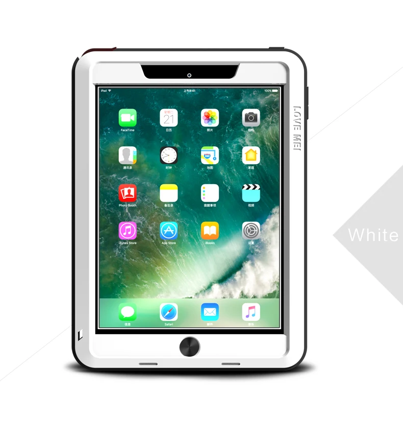 Оригинальный ударопрочный чехол Love Mei для Apple новый iPad 9 7 2017 с сильным тяжелым