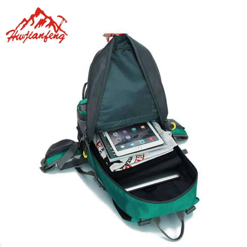 Waterproof Hiker Wayfarer Backpack Mountain Climbing Bag Outdoor Sports Rucksack Hiking Camping Travel Bicycle Bagpack|climbing bag|bag