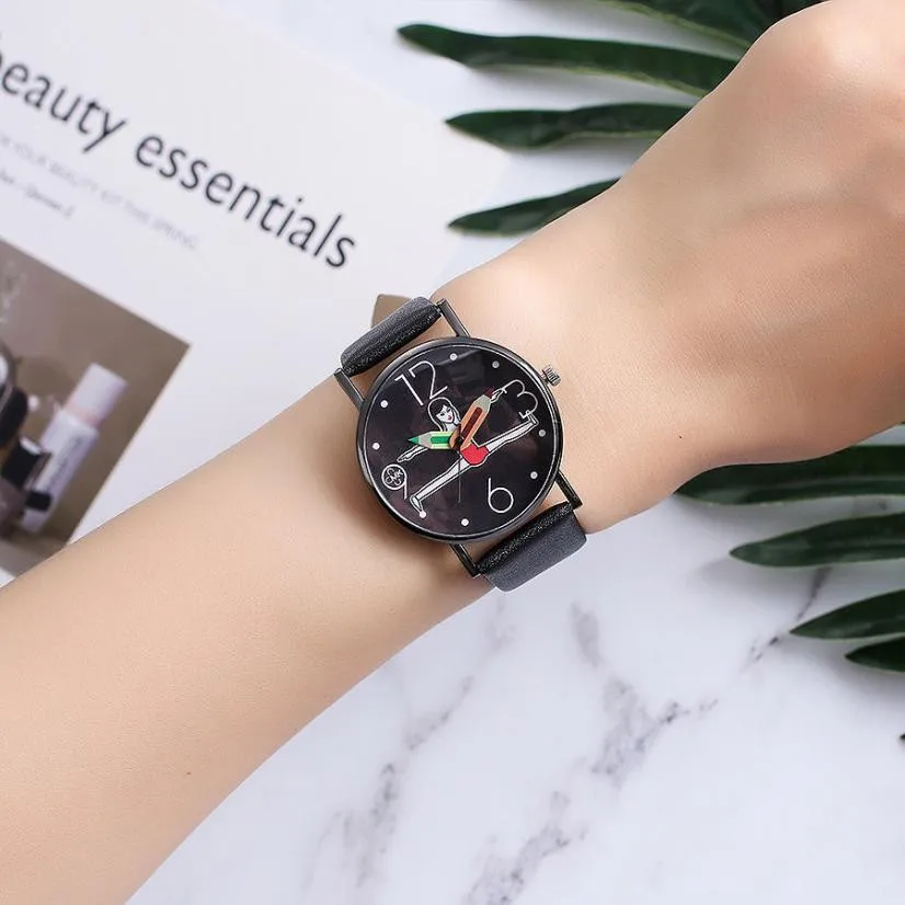 2018 Новый ремешок часы Аналоговые наручные Reloj Mujer Женские повседневные кварцевые