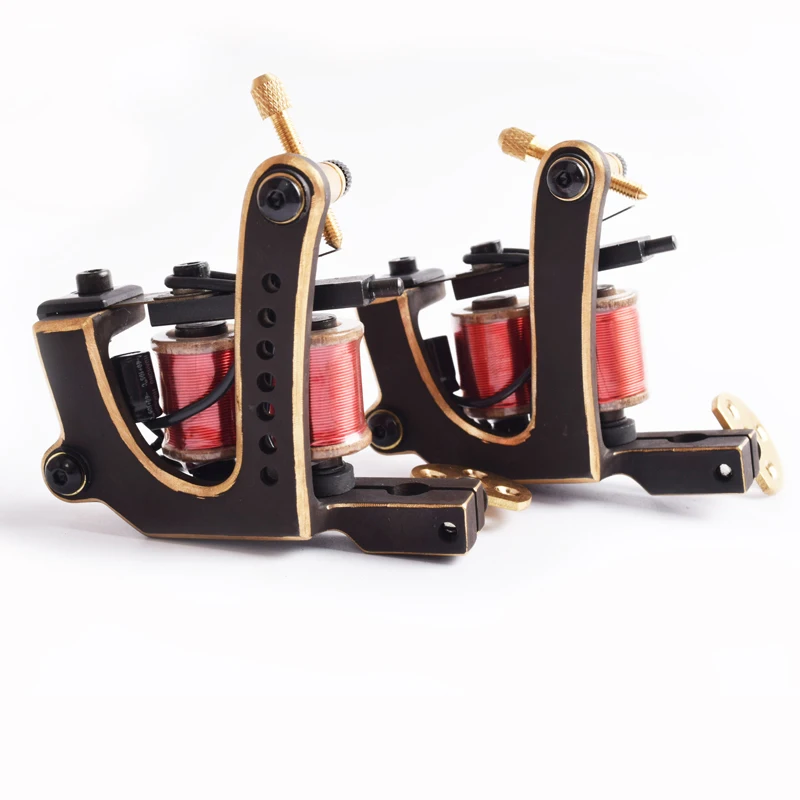 Машина для татуажа 2 шт. набор ручной работы 1 подводка тату-пистолета шейдер