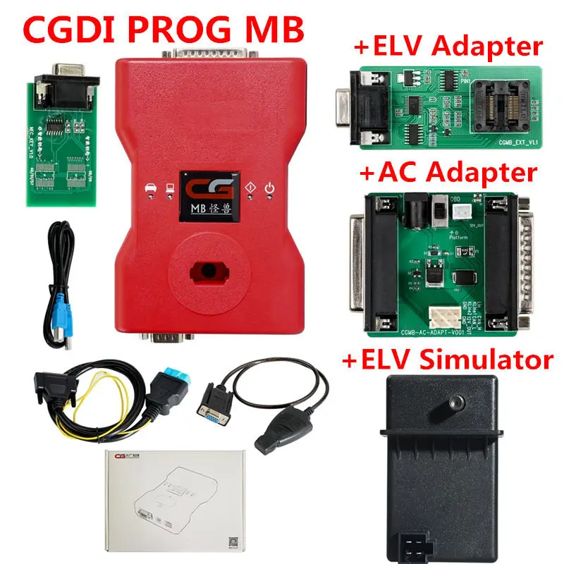 MB Simulator ELV CG MB For Benz Original CGDI Prog Monster Support All Key Lost Fastest Add Key CGDI For Benz Auto Key Programmer Update Online - Цвет: MB Simulator ELV
