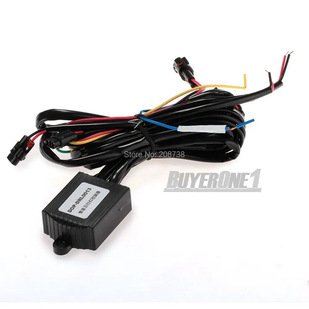 Светодиодные дневные ходовые огни DRL реле противотуманных светильник р жгут