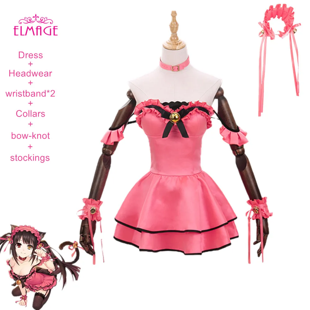 Новинка аниме свидание кошмарный кошмар токисаки Куруми костюмы для косплея