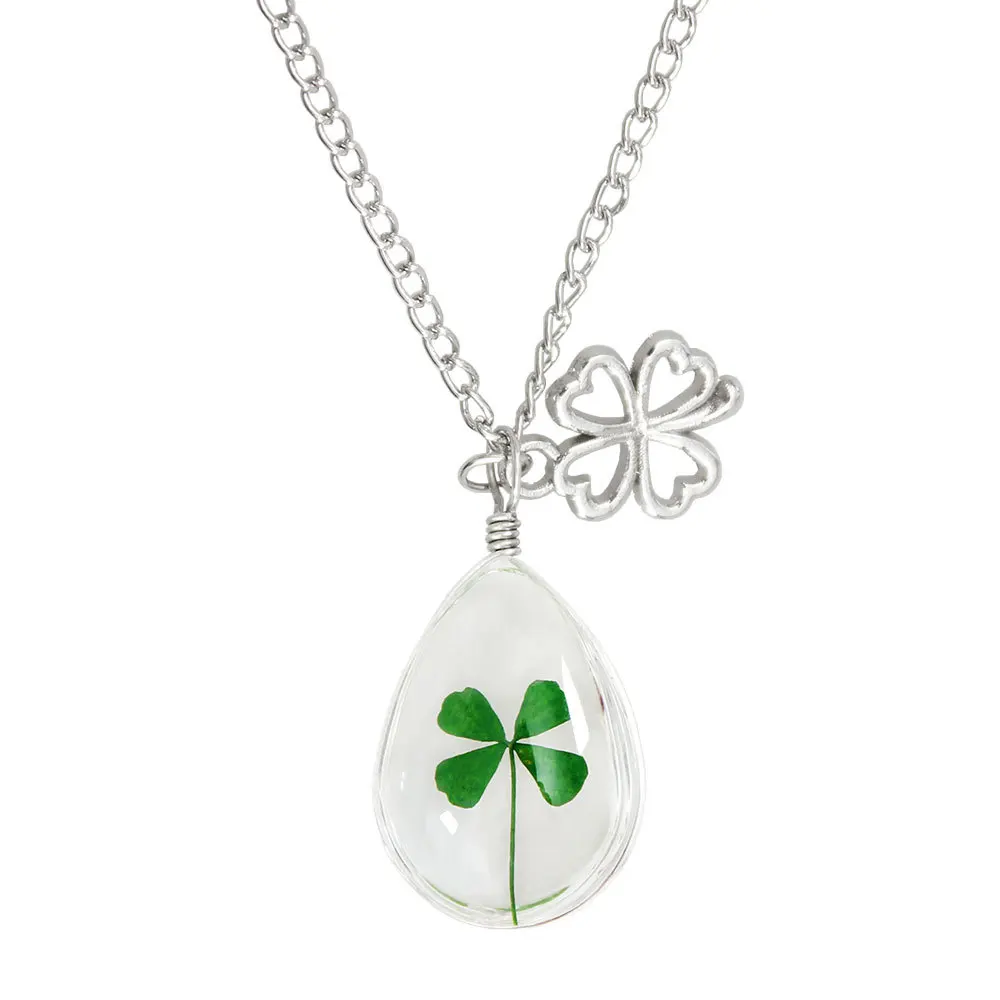 Хит продаж модная длинная полоска из хрустального стекла с четырьмя клеверами в