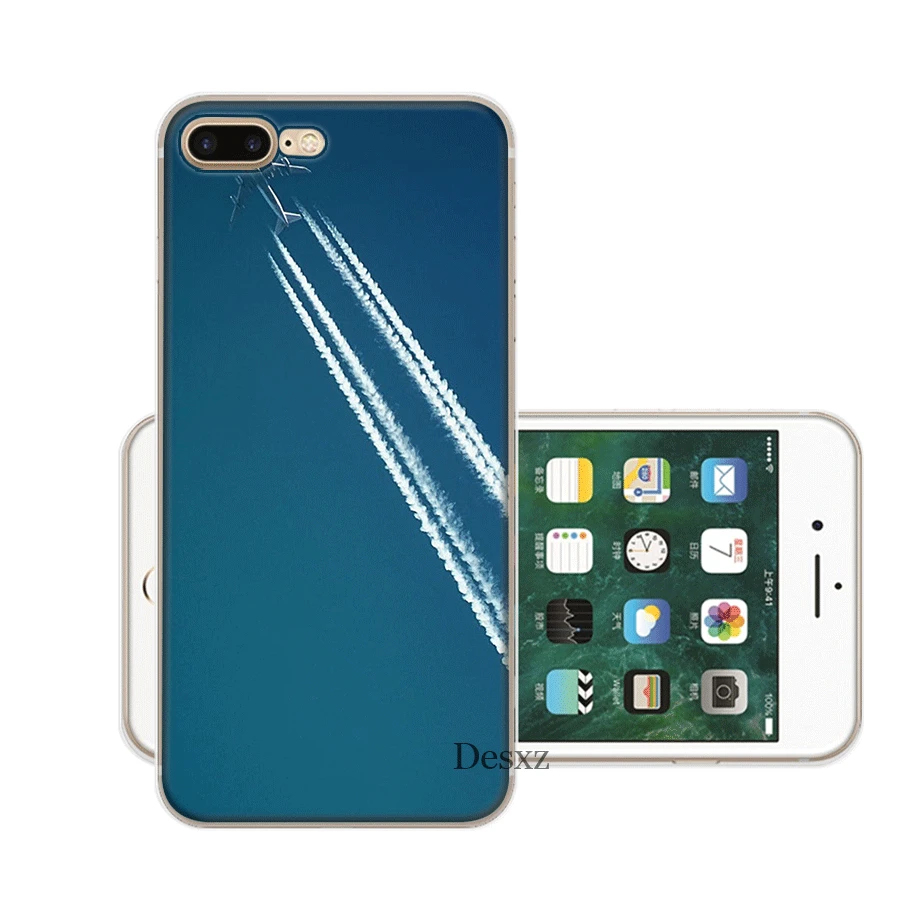 Чехол Desxz Aircraft для iPhone 7 8 6 6s Plus 11 Pro X XR XS Max 5 5S SE |