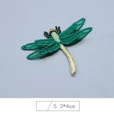 1pcs No8 Chainho, вышивка патч, тканевая наклейка, аппликация глажка для ткани/джинсы/сумки/обувь, аксессуары DIY, серия стрекоза, 1 шт. 19EM009 - Цвет: 1pcs No8