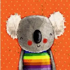 Koala Кошка коала слон окрашенная вручную ткань окрашенная хлопковая ткань ручной работы для сумки мобильного телефона DIY цифровая печать ткань для шитья 12 см - Цвет: Koala