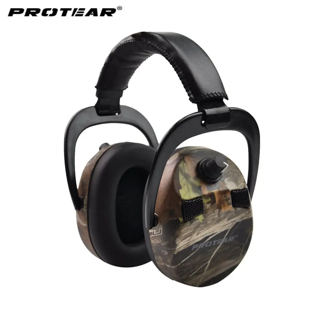 

Protear Electronic Ear Protection Shooting Hunting Headphone Print Tactical Headset Hearing Ear Protection Ear Muffs for Hunting