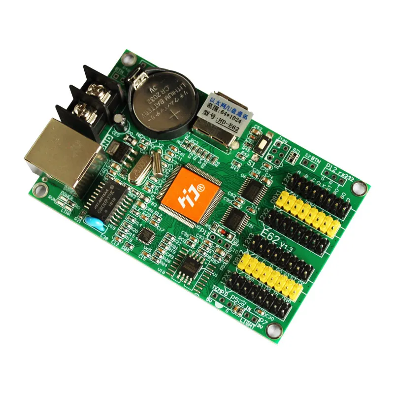 Сетевая карта контроллера с одним и двойным светодиодным дисплеем Ethernet USB порт