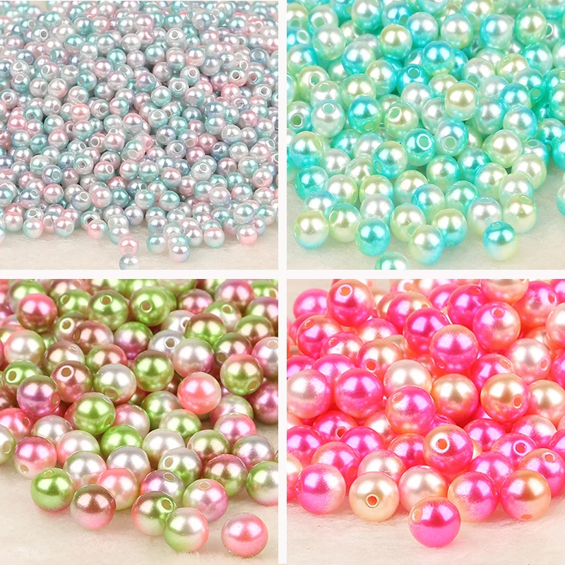 Круглые бусины из АБС пластика 4/6/8/10 мм 700 шт. в одной коробке|loose beads|beads balljewelry making |