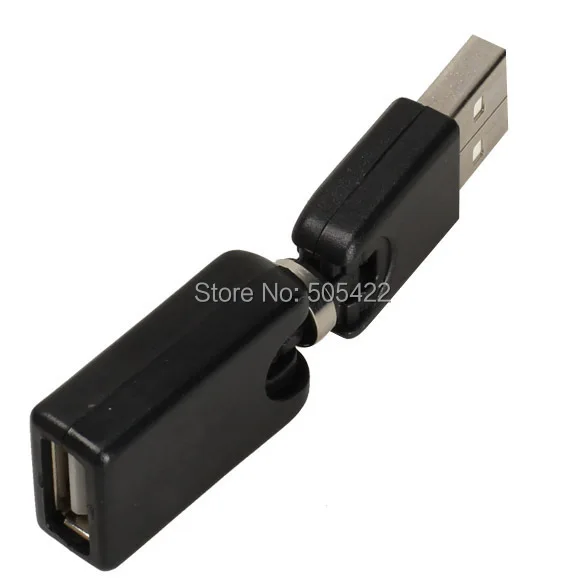 100 шт. поворотный угол поворота на 360 градусов USB 2 0 A штекер гнездо переходник|usb male