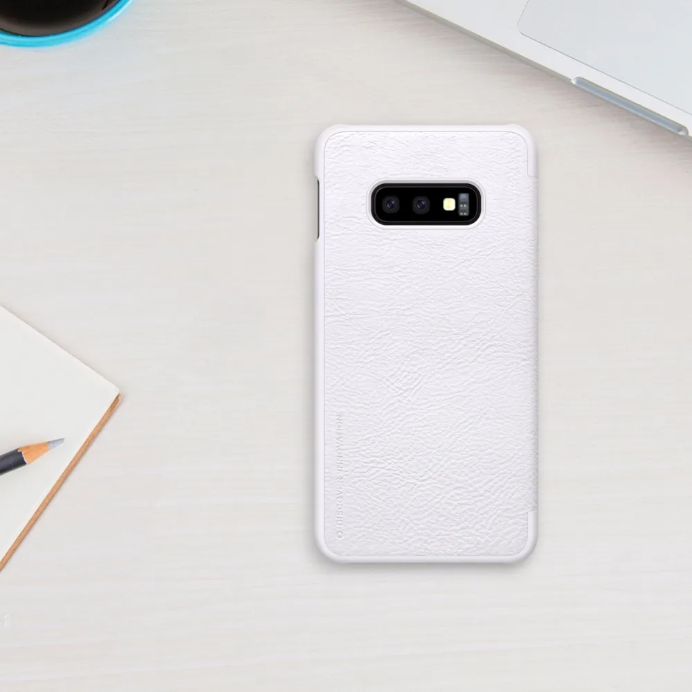 Кожаный чехол для samsung Galaxy S10e Nillkin QIN, защитный флип-чехол, чехол-бумажник для samsung Galaxy S10e