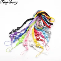 cell phone neck lanyard strap for telephone iphone id cards badge key rope necklace holder keycord nekband mobile strap