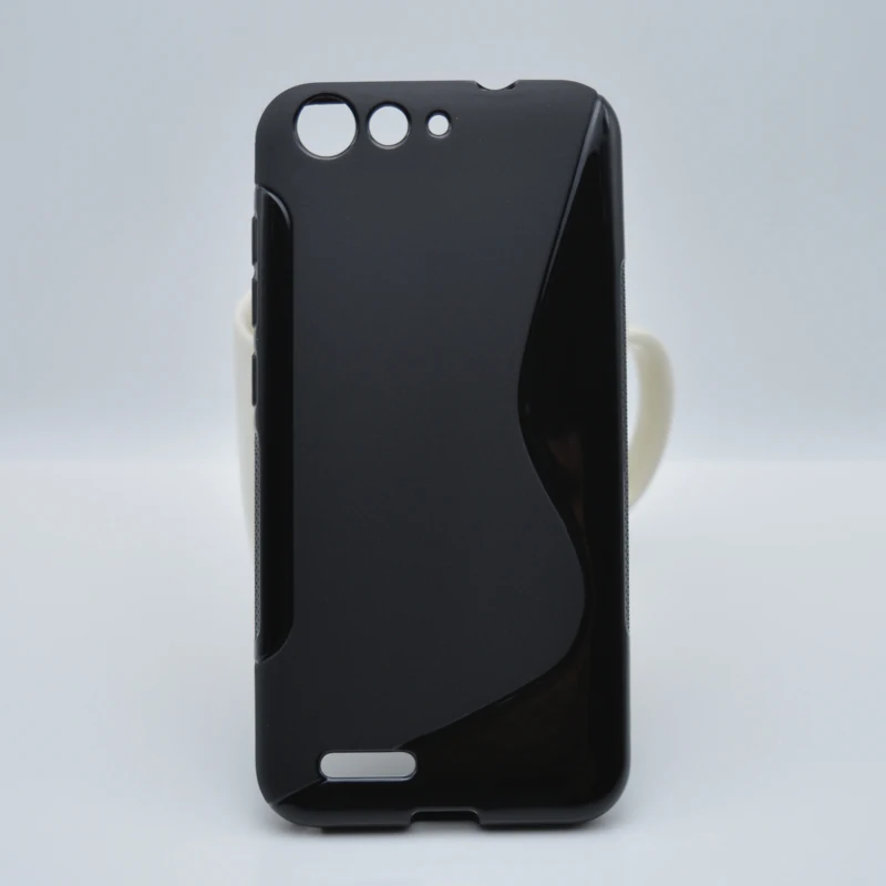 8 Colors Simple And Fashion TPU Soft Gel S-Line Wave Anti-skid Rubber Matte Cover Case Skin For ZTE Blade V6/Blade D6 / x7