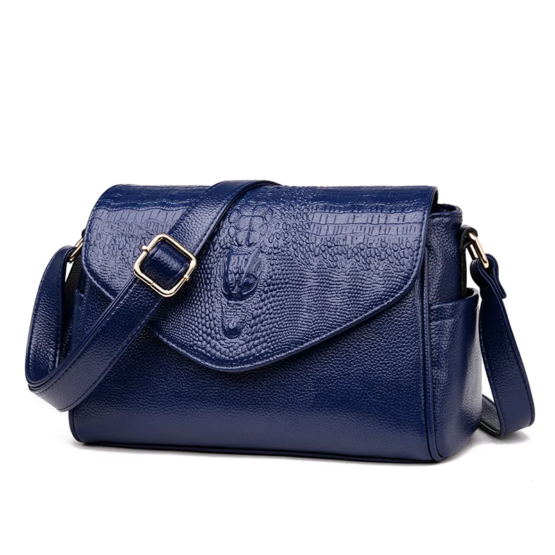 Высококачественные винтажные женские сумки через плечо из крокодиловой кожи
