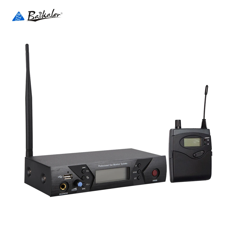 Wireless Recording Studio System In-Ear UHF Headset Digital Monitor USB In Ear Audio System Professional ear Monitoring