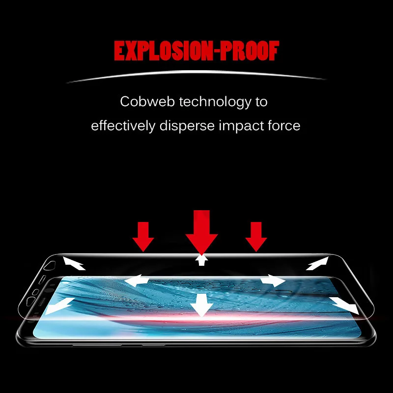 Защитная плёнка для Samsung Galaxy S9 S8 + Note 8 9 S7 S6 edge Plus|screen protector|tempered glassprotector plus |