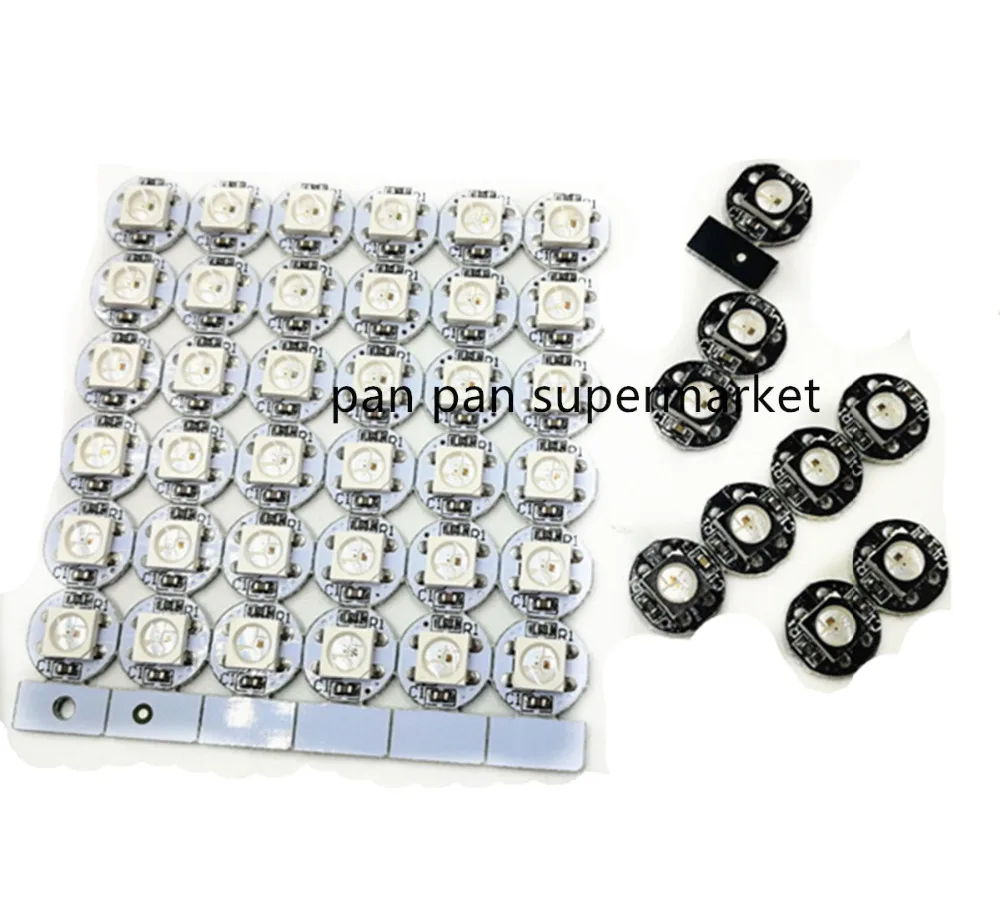 Светодиодный теплоотвод WS2812B 10 ~ 100 шт. WS2811 IC rgb белый/черный 2812b 5050 SMD RGB