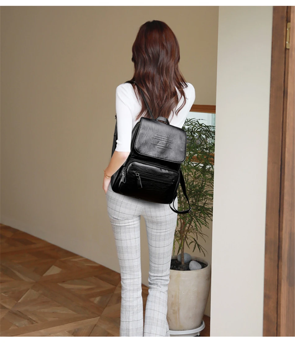 LONOOLISA, Хит, женский кожаный рюкзак, Sac a Dos Femme, рюкзак для путешествий, женский рюкзак, Mochila, школьные сумки для девочек-подростков