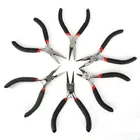 Мини черные изогнутые обжимные боковые плоскогубцы 6 шт.компл. кусачки для поделки из бисера инструменты для изготовления ювелирных изделий