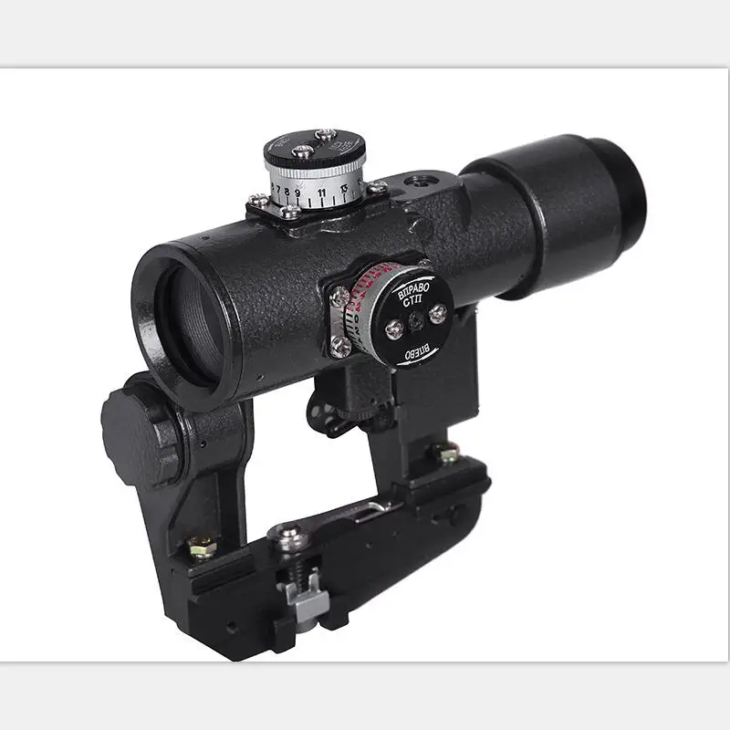 Sniper SVD 1x 30 Red Illuminated Hunting Riflescope Glass Reticle Tactical Optics Sights Shooting AK Rifle hunting shooting