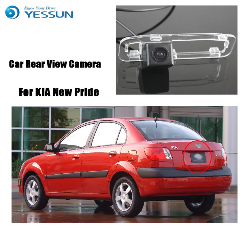 YESSUN Автомобильная камера заднего вида для KIA New Pride Sephia Sport 2005 ~ 2011 реверсивная