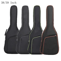3839 inch oxford fabric guitar case colorful edge gig bag double straps padded 10mm cotton soft waterproof backpacks