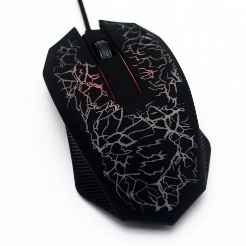 Светодиодный Оптическая Проводная игровая мышь 3000 DPI профессиональная