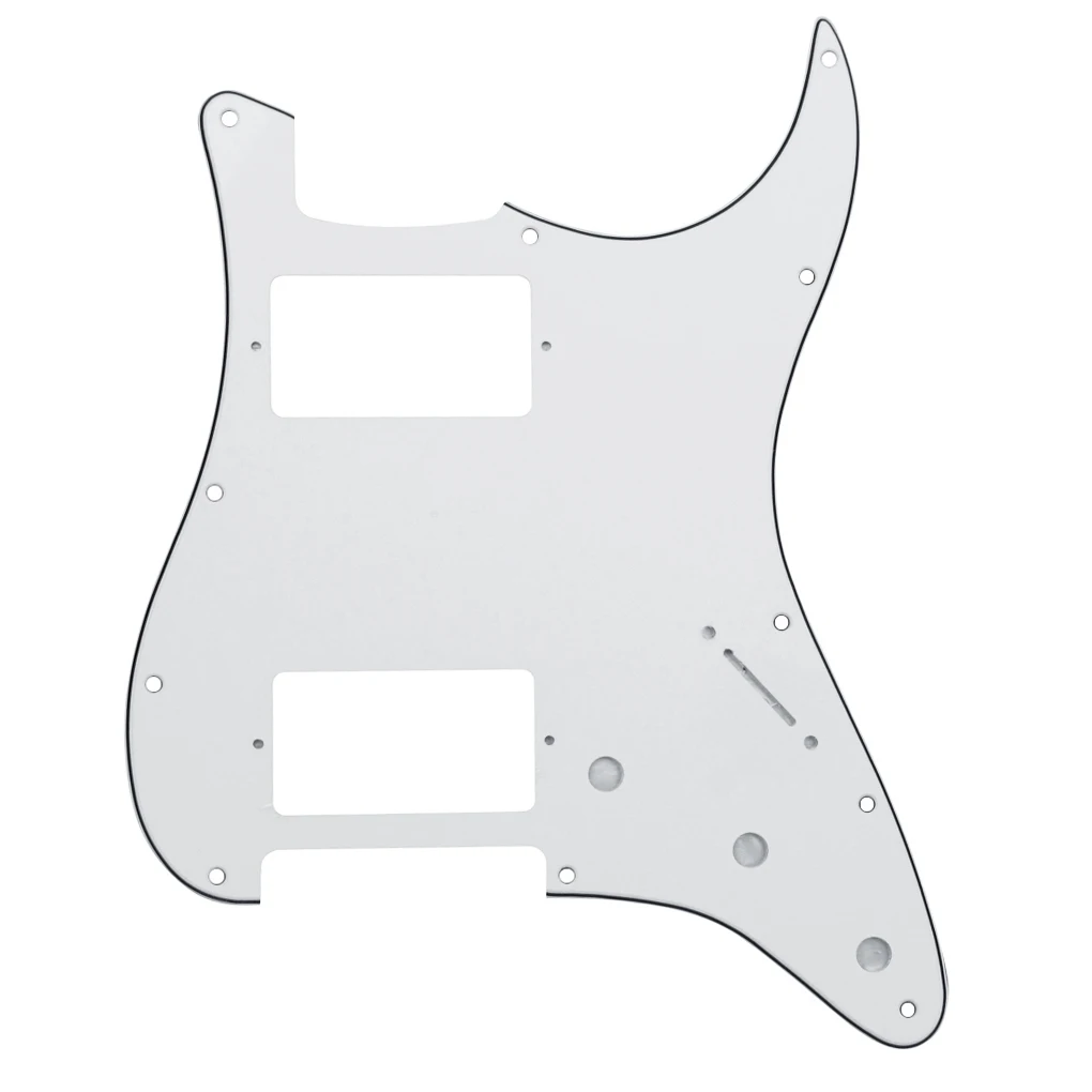 5 шт. ПВХ 3Ply HH Humbucker гитарный маркер 11 отверстий струнные гитарные части и