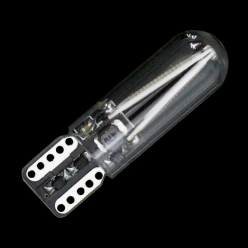T10 WY5W W5W Filiform стиль COB светодиодный светильник накаливания стеклянный корпус Клин Авто парковочный светильник CANBUS без ошибок лампа для чтения автомобиля 12 В