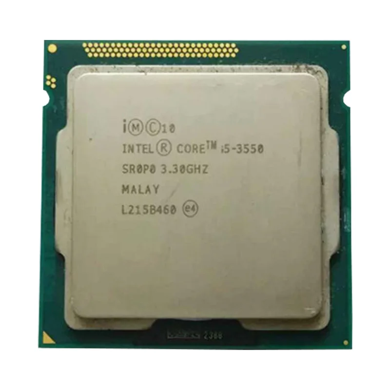 Процессор intel i5 3550 четырехъядерный ЦПУ LGA 1155 разъем 3 2 ГГц используется H61 H67 Z77 Z68 H77