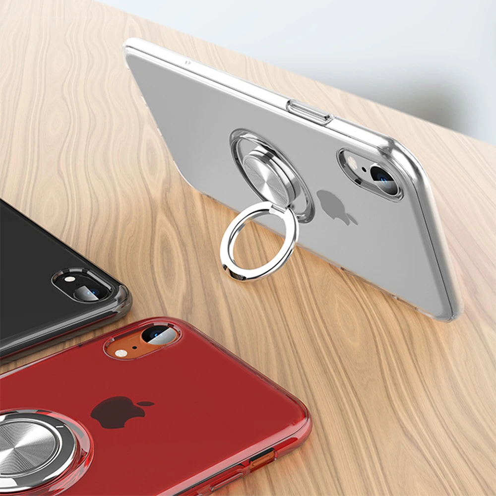 Защитный чехол OTAO Ультратонкий Мягкий из ТПУ с магнитом для iPhone XS MAX X XR 8 7 6 6S Plus |