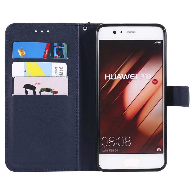 Флип-кошелек для Huawei P10 чехол-бампер телефона Женский противоударный чехол с