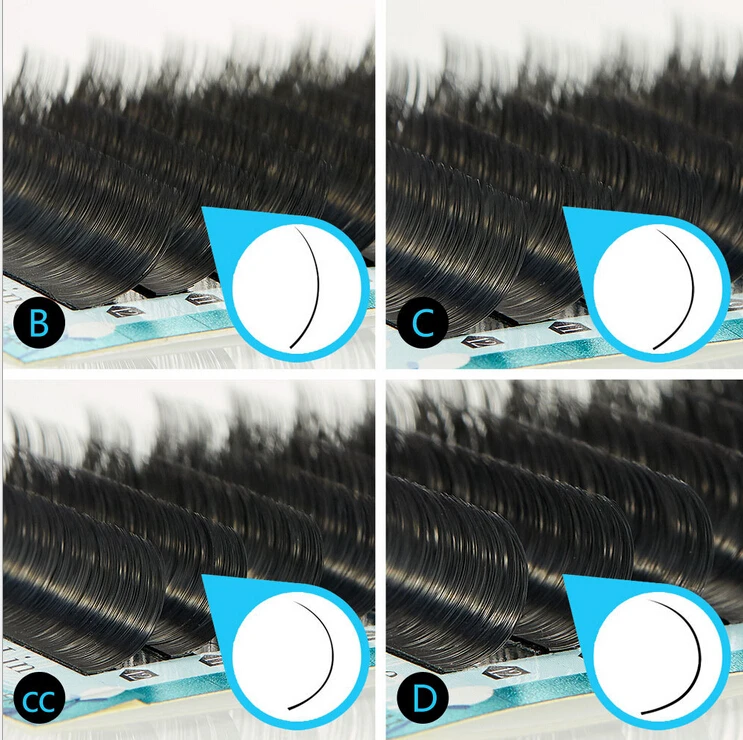 High quality mix mink eyelash extension Round Lashs individual eyelashes natural make up maquiagem cilios | Красота и здоровье