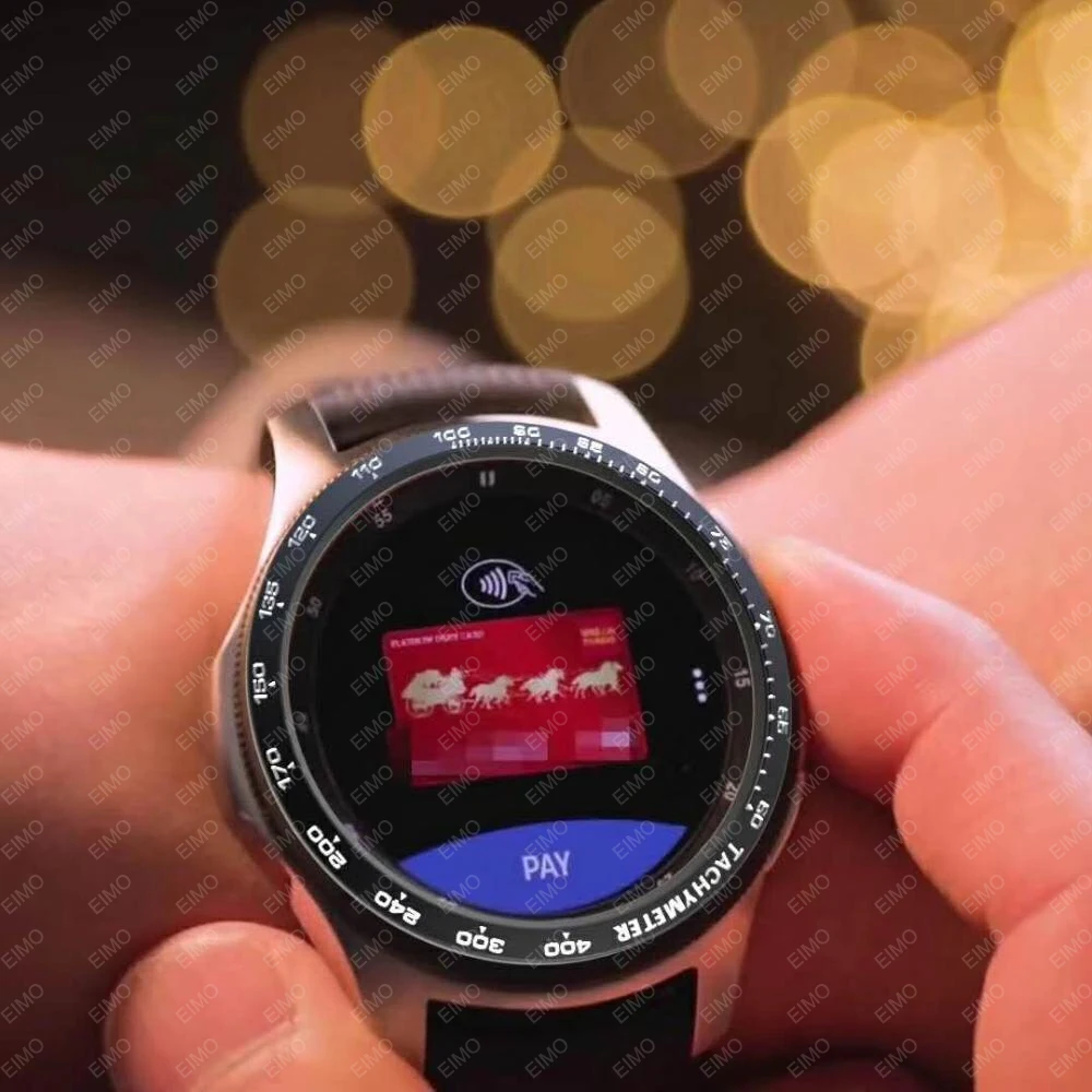 Безель кольцо для Samsung Galaxy Watch 46 мм 42 Шестерня S3 Frontier металлическая защита от