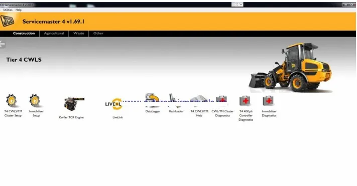 Сервис JCB Master 4 v1.69.1 [05 2018] диагностическое полное Программное обеспечение ServiceMaster |
