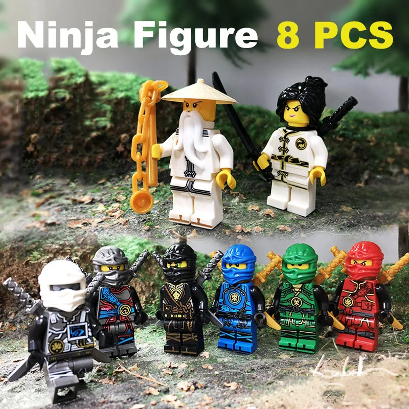 PIP игры призрачный ниндзя рисунок Ninjago блоки Legoed Lloyd Nya строительные цифры Детские