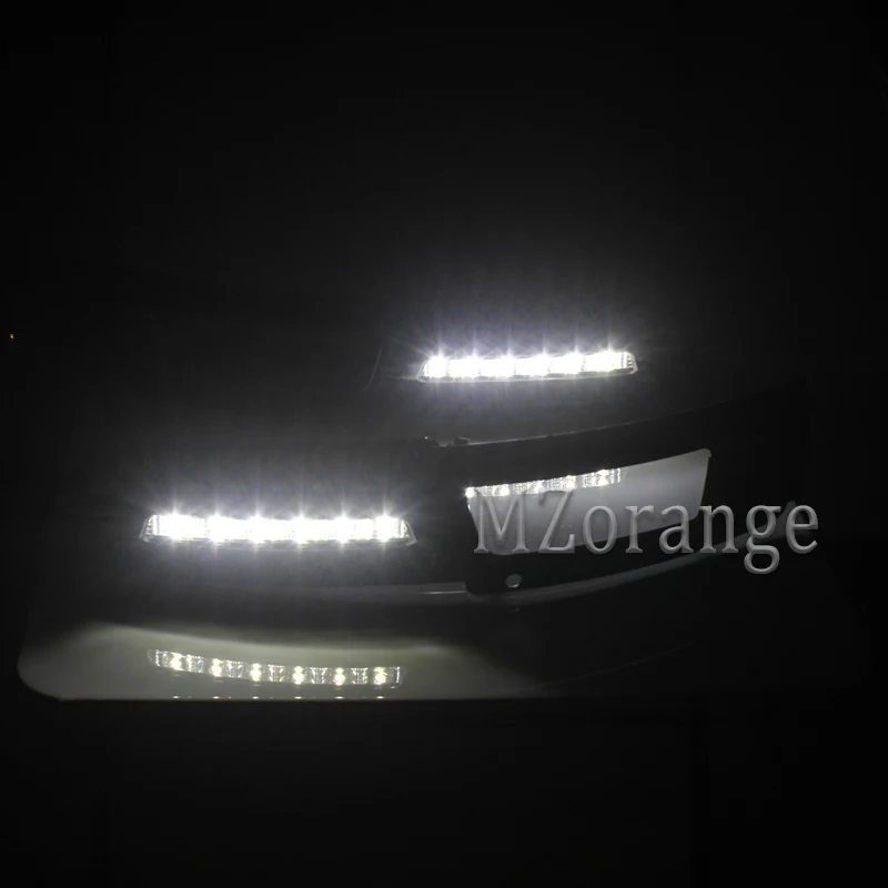 MZORANGE для Audi A6L A6 C6 2009-2011 для Quattro RS Cabriolet Allroad передний светодиодный дневной ходовой светильник DRL светильник противотуманная фара