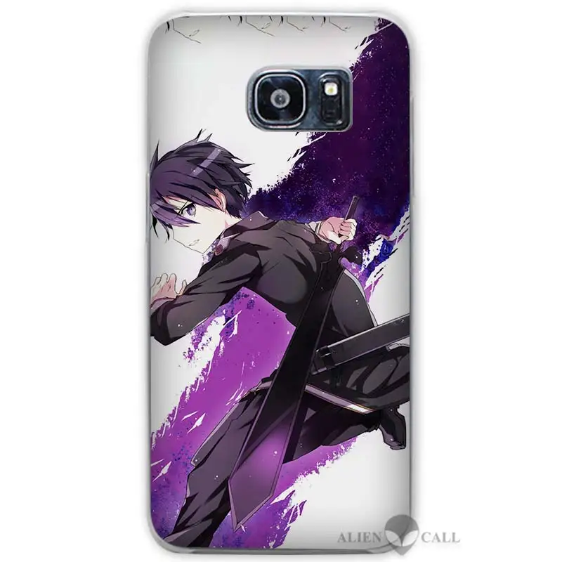 07 Sword Art Online SAO Аниме Манга прозрачный чехол для samsung Galaxy S3 S4 S5 Mini S6 S7 Edge Plus - Цвет: 07