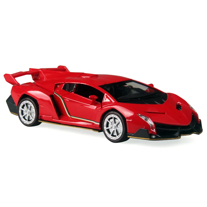 Модель автомобиля Veneno из металлического сплава 16 см 3 цвета|alloy car|pull backdiecast models |