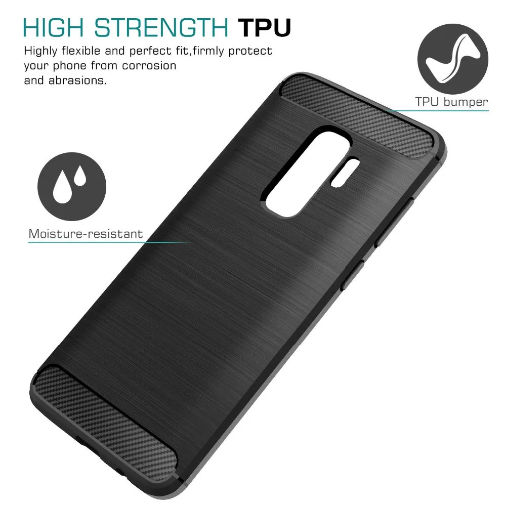 Мягкий легкий чехол из ТПУ углеродного волокна с защитой от царапин тонкий