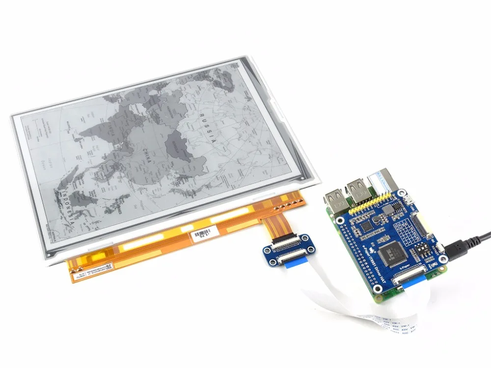1200x825 9 7 дюймовая шляпа E Ink для Raspberry Pi e Paper контроллер IT8951 интерфейс