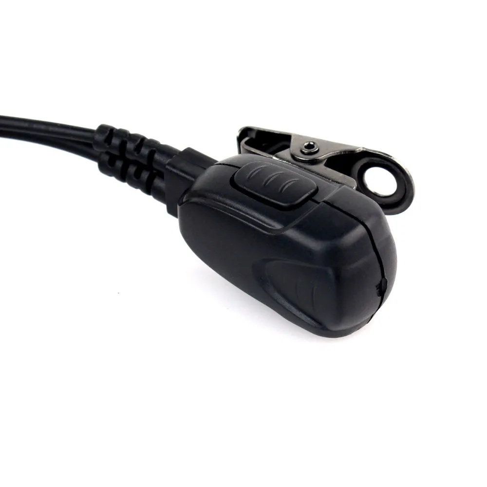 Радио динамик bluetooth гарнитура PTT с микрофоном с слуховой трубкой для YAESU VERTEX 3,5 мм 1-контактный иди и болтай Walkie Talkie Ham радио Hf трансивер C2056A