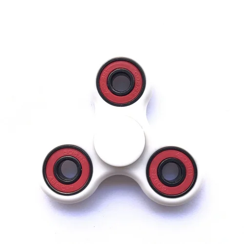 White and Red 8 Горячая! непоседа Spinner Пластиковые Стресс Колеса 9 цветов ручной счетчик Стресс Колеса Пластиковые EDC Палец Для Анти-Стресс/ADHD забавные Игрушки, спинер светящийся - Цвет: White and Red 8