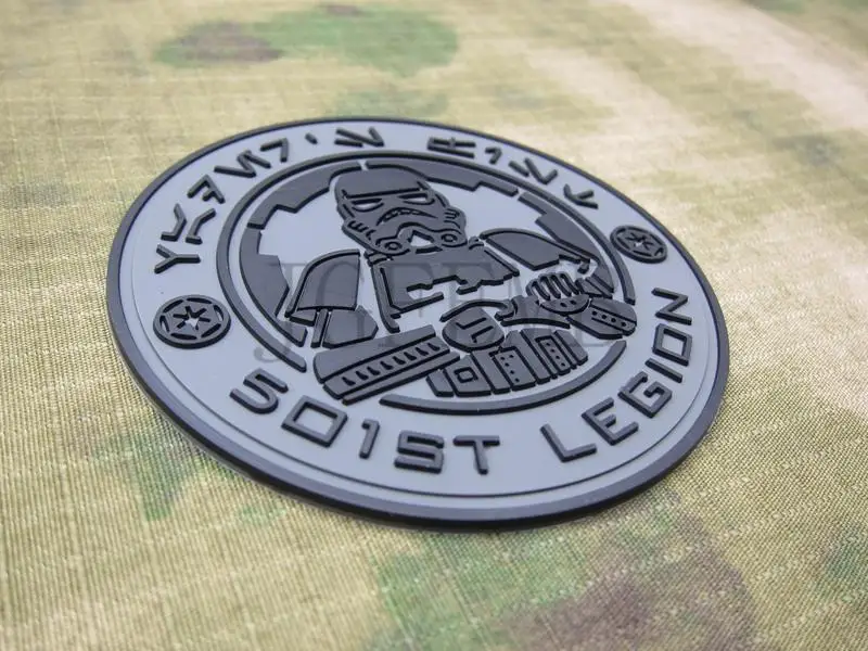 Серый 501 й легион имперский Штурмовик военный 3D ПВХ патч PB1624|3d pvc patch|patches patchespatch 3d |