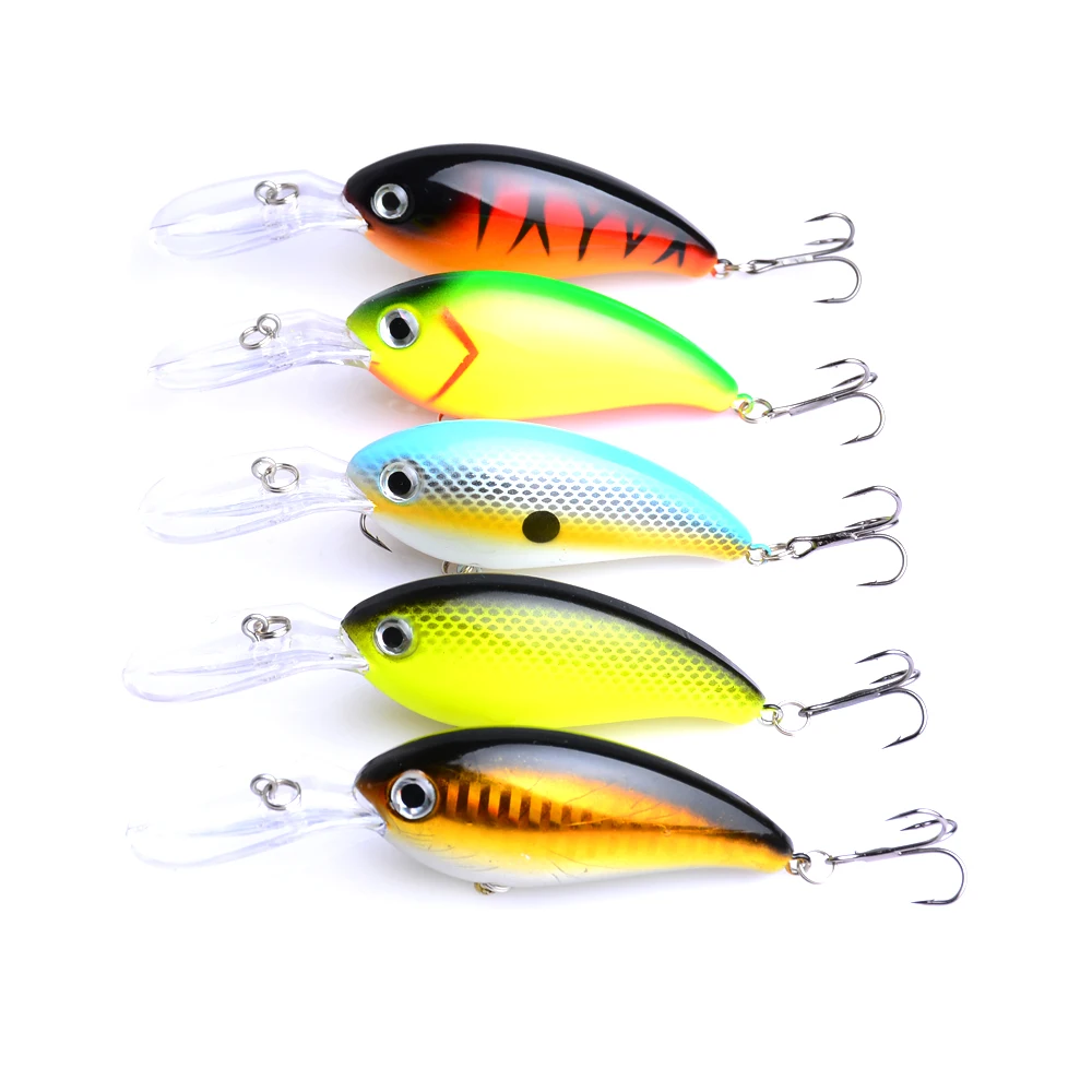 YUZI 100pcs рыболовные приманки воблеры bass воблер на щуку carp форель окунь для ловли