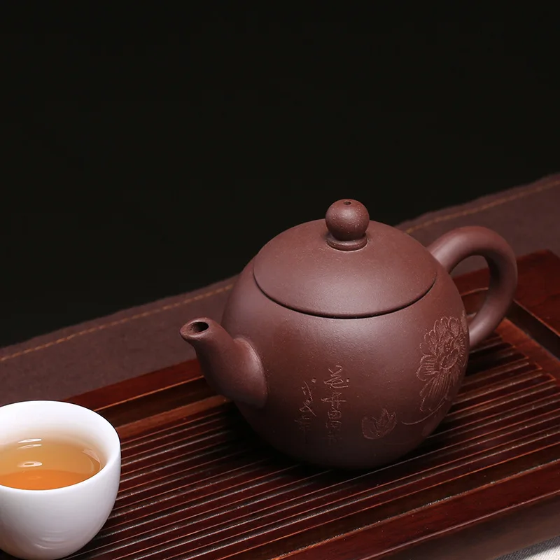 Цветущие цветы опт ручной работы чайник расписанный пионами Горшочек для руды